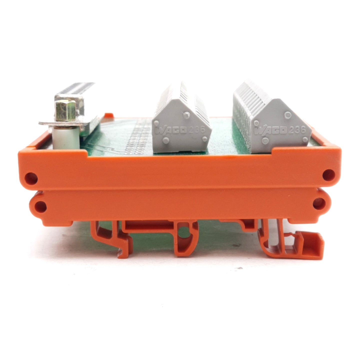 Used Wago 289-557 Breakout Board, 25-Position, 25-Pin D-Sub Female, DIN Rail
