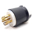 Used Hubbell HBL2811 Twist Lock Plug, 120/208VAC 3ØY, 30A, 4-Pole, NEMA L21-30P