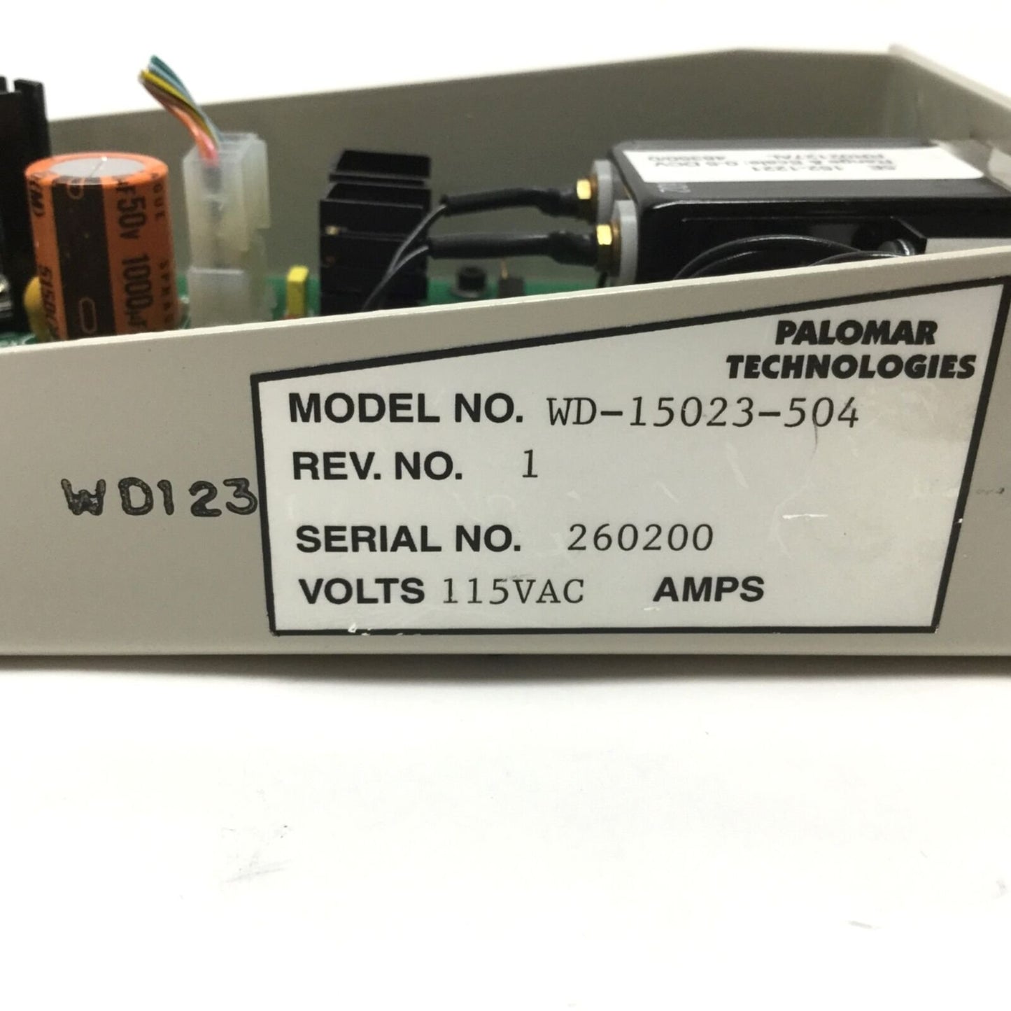 Used Palomar WD15023-504 Negative EFO Ball Bonding Controller Card, 8000i Wire Bonder