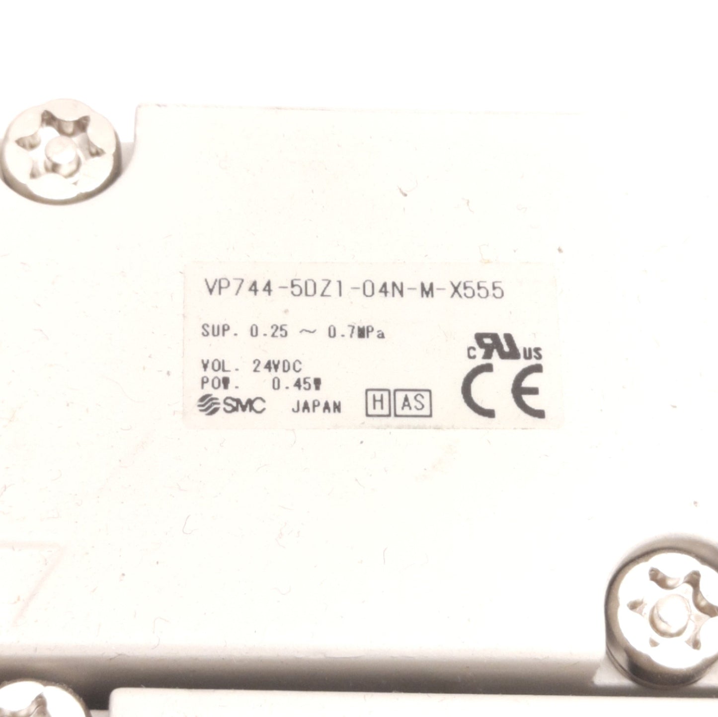 Used SMC VP744-5DZ1-04N-M-X555 Residual Pressure Release Valve Rc1/2 *Incomplete*