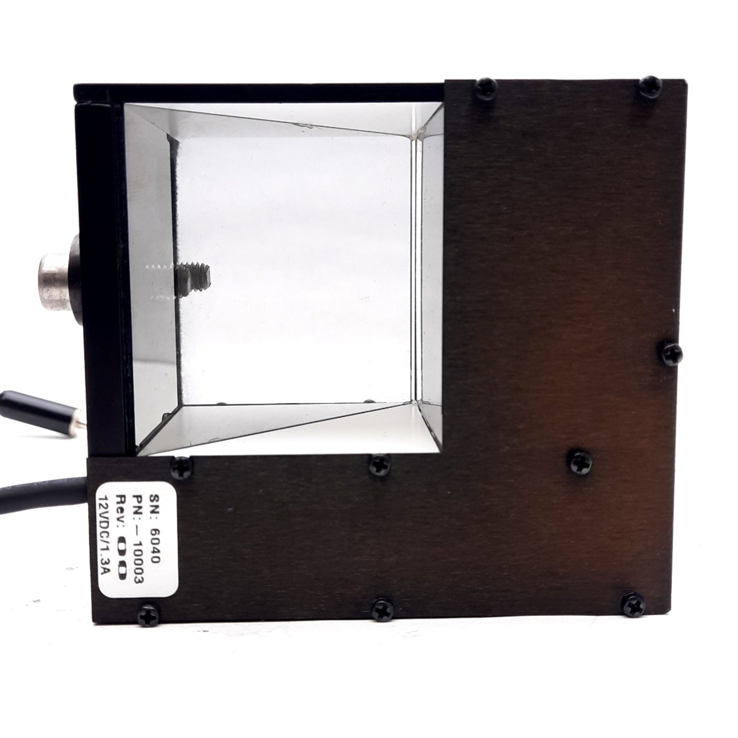 Used Siemens 10003 White LED Machine Vision Square Light, 50mm x 50mm, 12VDC 1.3A
