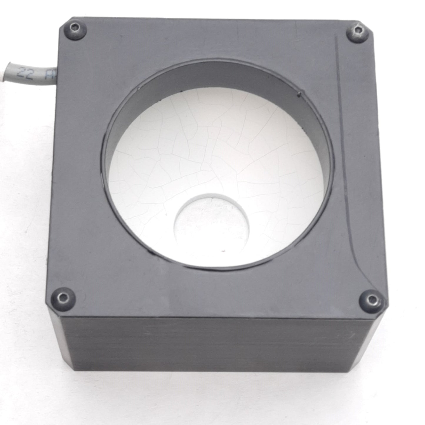 Used Advanced Illumination DL2230-660 Red Diffuse Dome Light 24VDC 1ft Lead Wire