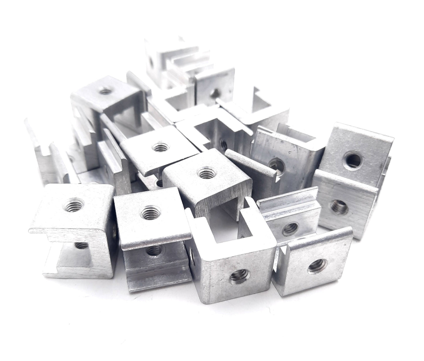 Used Lot of 20 Rittal 4157.000 U-Nut For Mounting Punched Rails M5 Thread