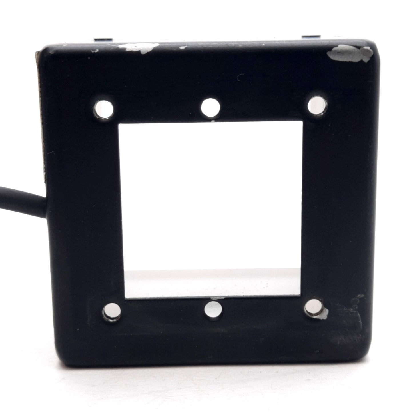 Used CCS FPQ-48 Machine Vision LED, Red 660nm, 48x48x30mm, 12VDC 2.4W, SMR-02V-B 0.3m