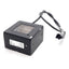 Used CCS FPQ-48 Machine Vision LED, Red 660nm, 48x48x30mm, 12VDC 2.4W, SMR-02V-B 0.3m