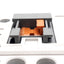 Used LS Electric MC-12b Contactor, 3-Pole NO+NC Aux, Coil: 24VDC, 25A 690VAC, Damaged