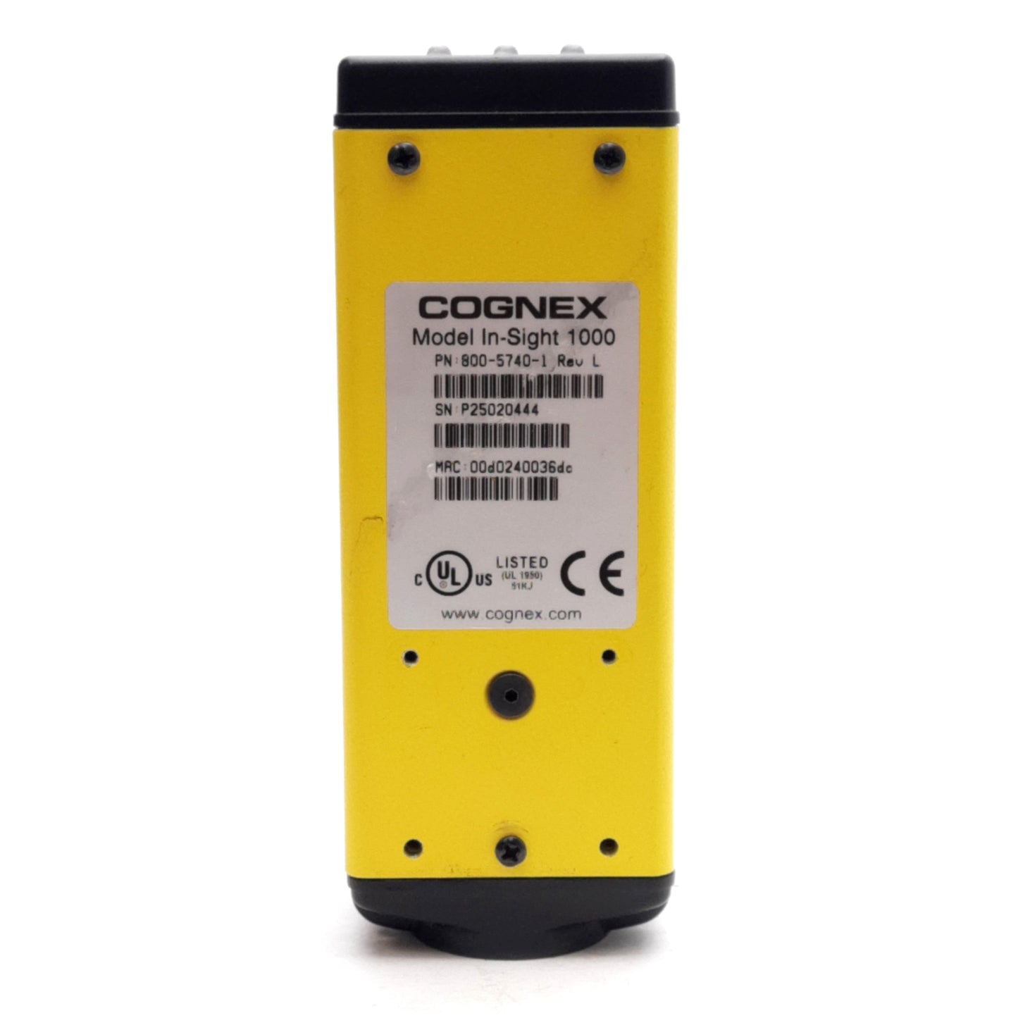 Used Cognex 800-5740-1 In-Sight 1000 Vision Sensor, 30fps 640x480, 1/3in CCD, 24VDC