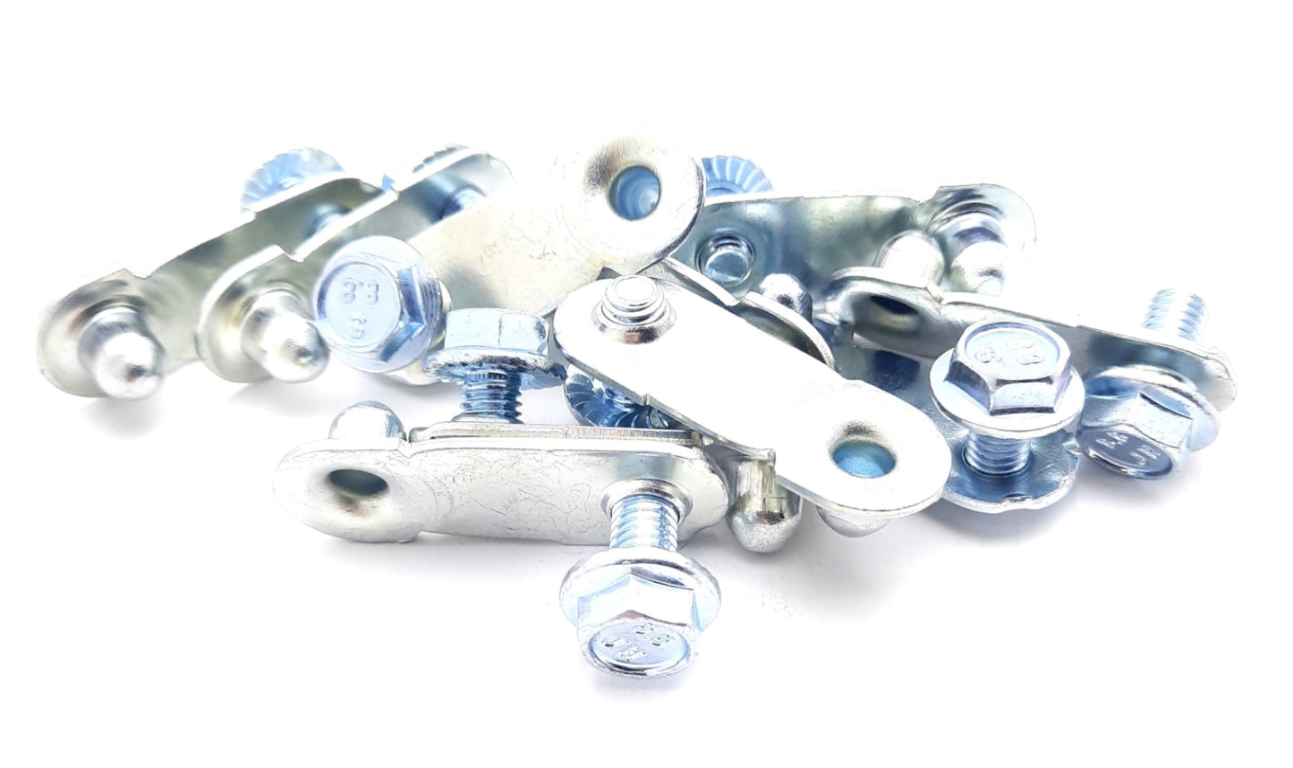 Used Lot of 10 Rittal TS 8601.100 Base/Plinth Baying Brackets M8 Thread