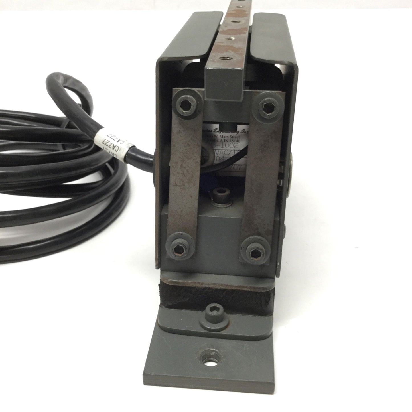 Used Service Engineering Inline Vibratory Feeder Module 115VAC 60Hz, Size RM7, 7" L