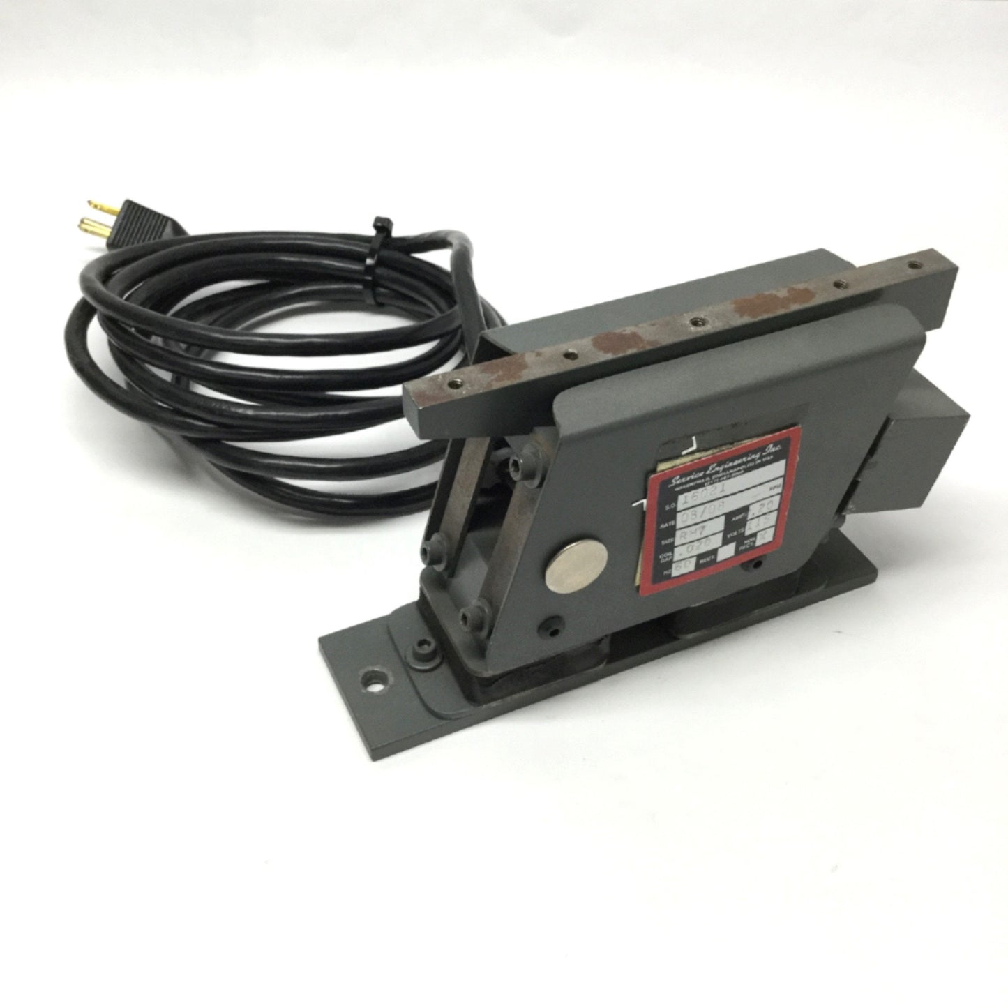 Used Service Engineering Inline Vibratory Feeder Module 115VAC 60Hz, Size RM7, 7" L