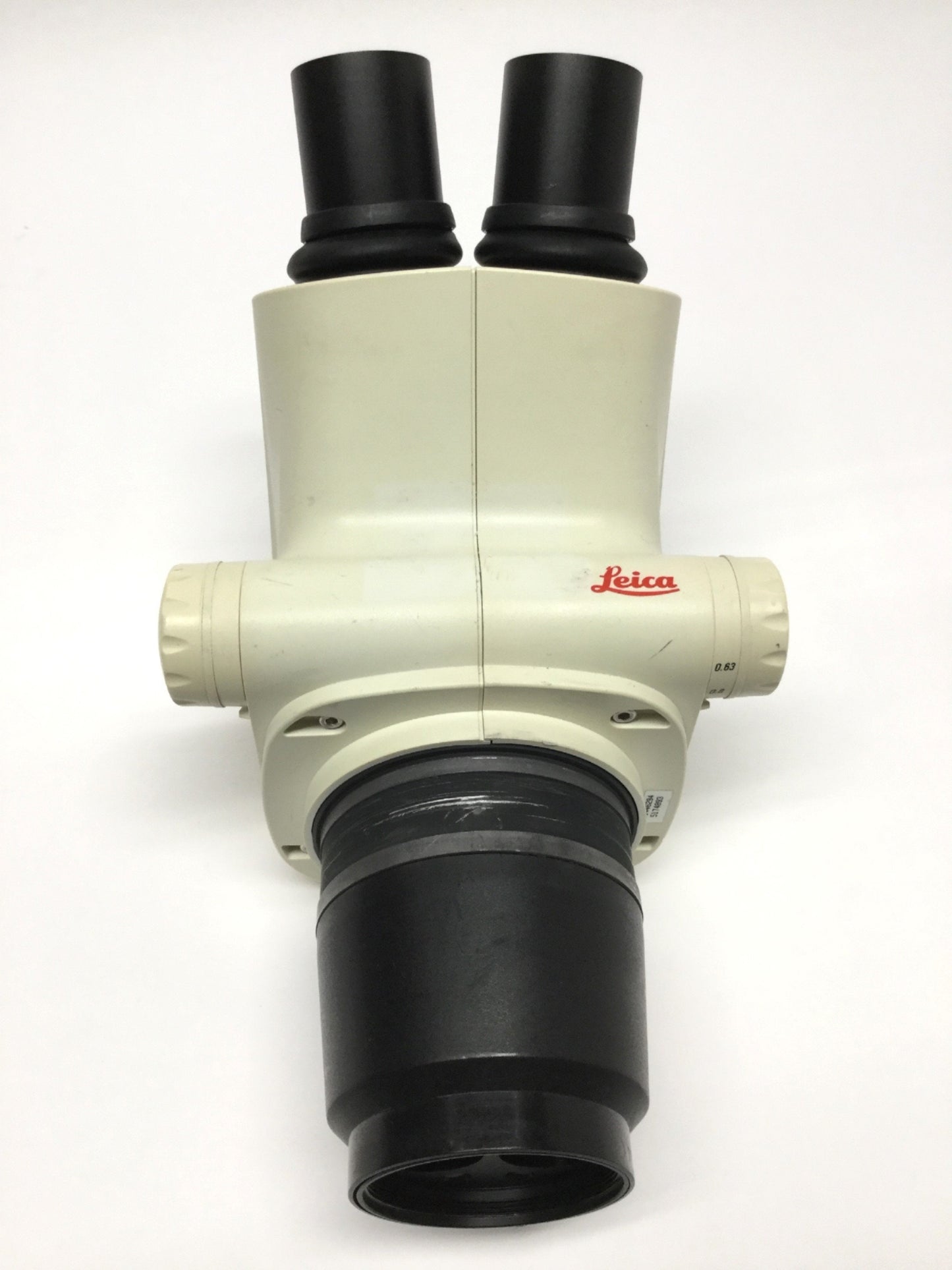 Used Leica S6E Stereo Zoom Microscope 0.63-4x, 6.3:1, 38° Viewing Angle, 110mm WD