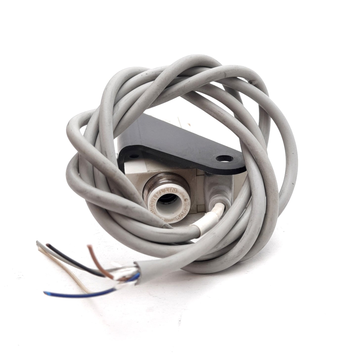 Used Panasonic FM-215-8-P Digital Flow Sensor, PNP, 8mm One-Touch, 100l/min, 12-24VDC