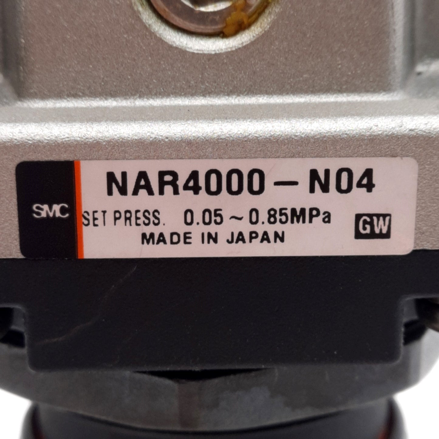 Used SMC NAR4000-N04 Pneumatic Pressure Regulator, 0.05-0.85MPa, 1/2in NPT Ports