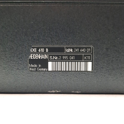 Used box Heidenhain EXE 610 B Encoder Interpolation Box M23 9 & 12-Pin Connectors