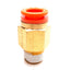 Used Lot of 10 SMC KQ2H11-35S Pneumatic Fittings, 1/4in NPT Male to 3/8in One-Touch