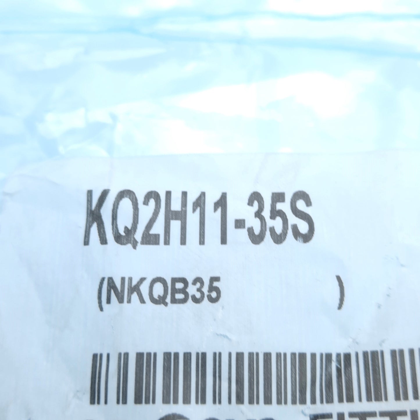 Used Lot of 10 SMC KQ2H11-35S Pneumatic Fittings, 1/4in NPT Male to 3/8in One-Touch