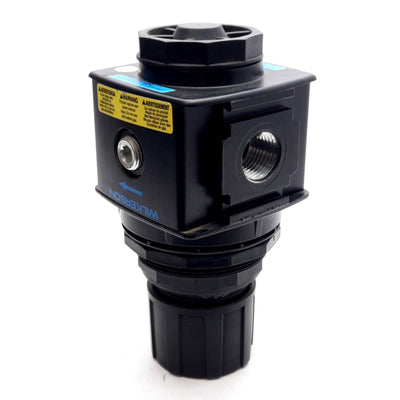 Used Wilkerson R28-04-F000 Pneumatic Regulator, 300psig In, 0-125psig Out, 1/2in NPT