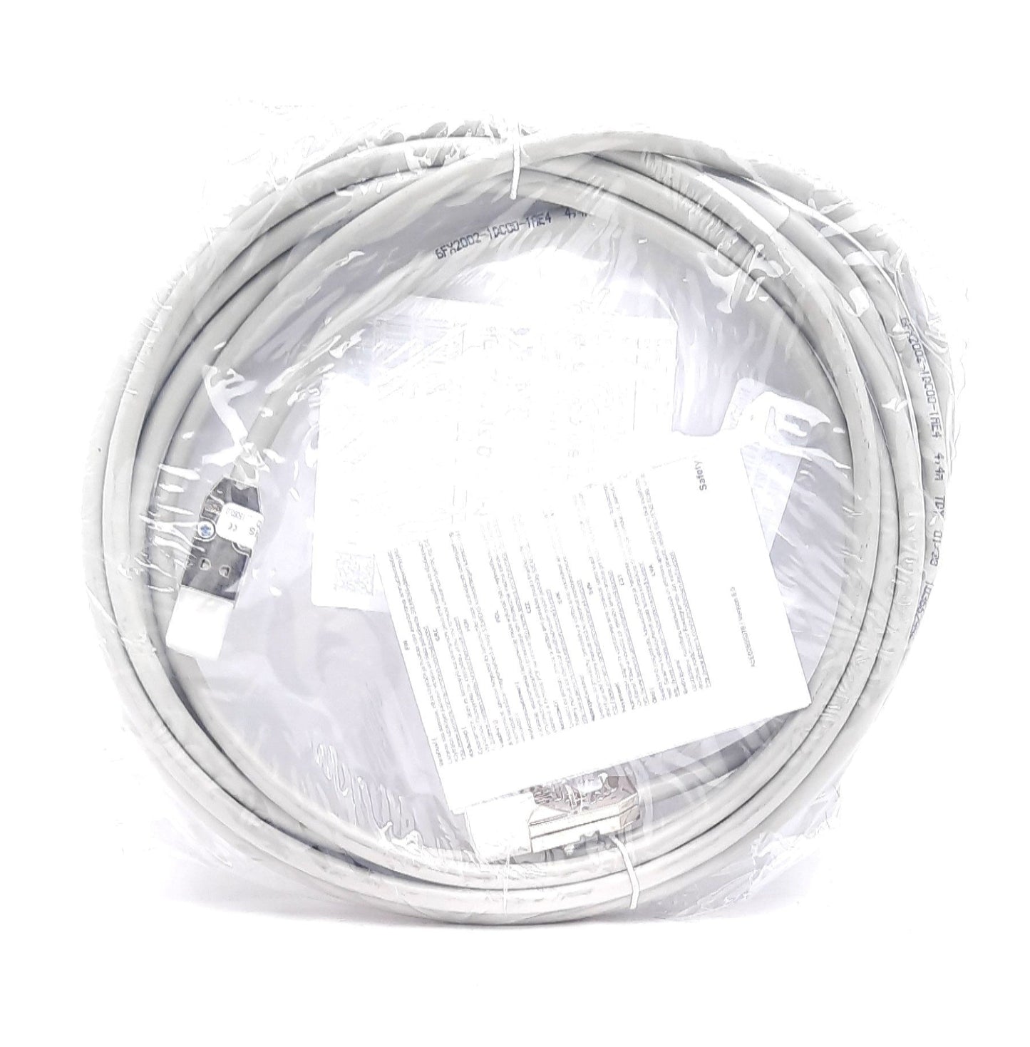 New Siemens 6FX2002-1DC00-1AE4 DRIVE-CLiQ Signal Cable RJ45 (x2), 4m Length, w/o 24V