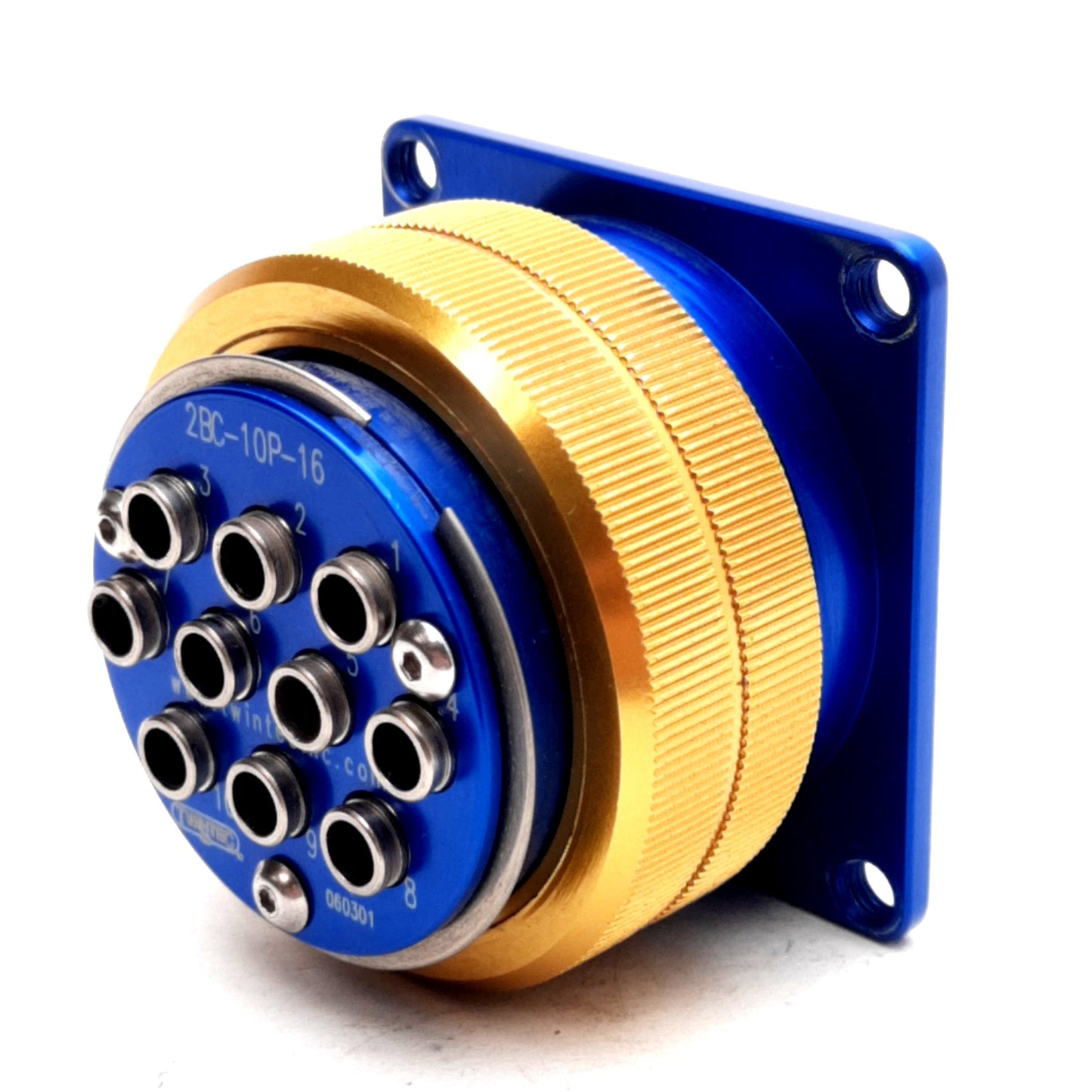 Used Twintec 2BC-10-16 Multi-Tube Connector, ø5/32in Push-to-Connect, 10-Tubes
