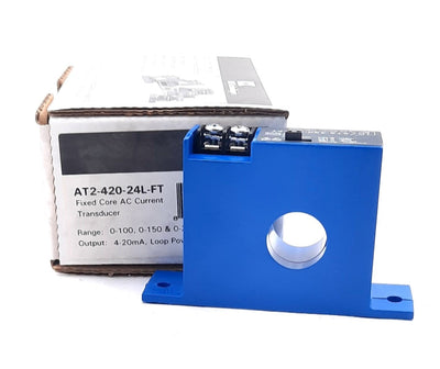 New NK Technologies AT2-420-24L-FT Fixed Core AC Current Transducer 100A, 150A, 200A