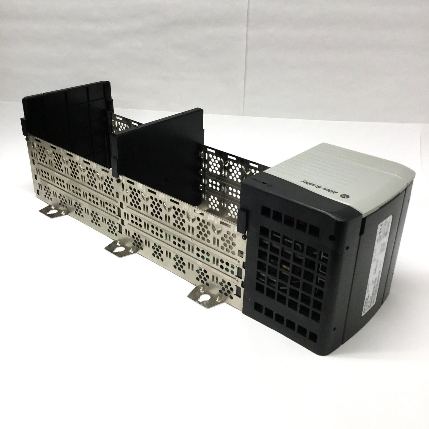 Used Allen Bradley 1756-PA72/B ControlLogix PLC Power Supply w/ 10-Slot Rack Chassis