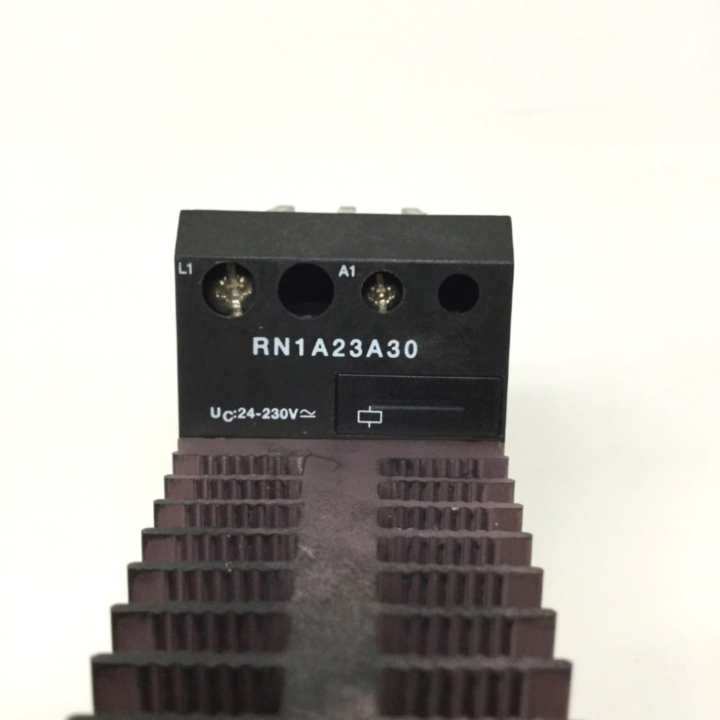 Used Carlo Gavazzi RN1A23A30 Solid State Relay Contactor, 24-230V Control, 230VAC 30A