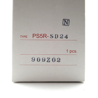 New Idec PS5R-SD24 Power Supply, Out: 24VDC 2.5A 60W In: 100-240VAC 1.7A DIN Rail