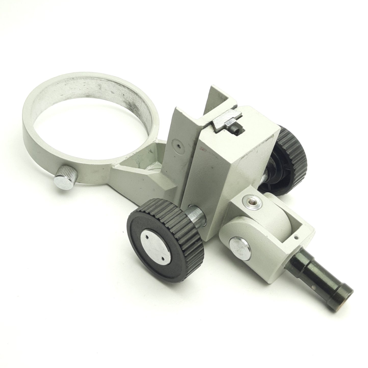 Used Microscope Head Focusing Block Mount, For 84mm Microscopes, 5/8" Mount