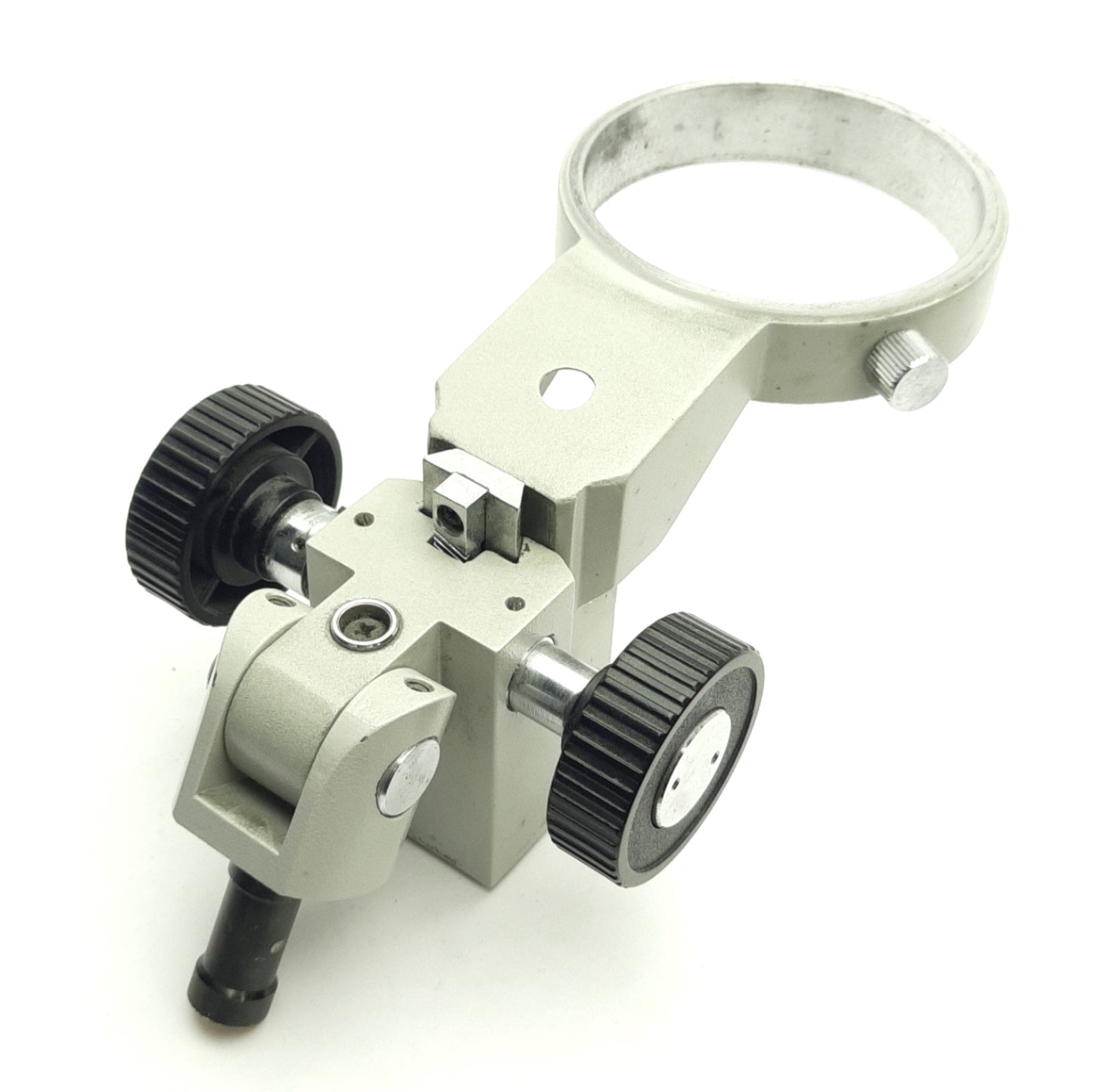 Used Microscope Head Focusing Block Mount, For 84mm Microscopes, 5/8" Mount