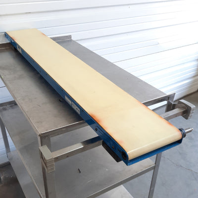 Used Dorner 697470 4100 Series End Drive Conveyor, 7"W x 48"L Belt, 1/2" Shaft