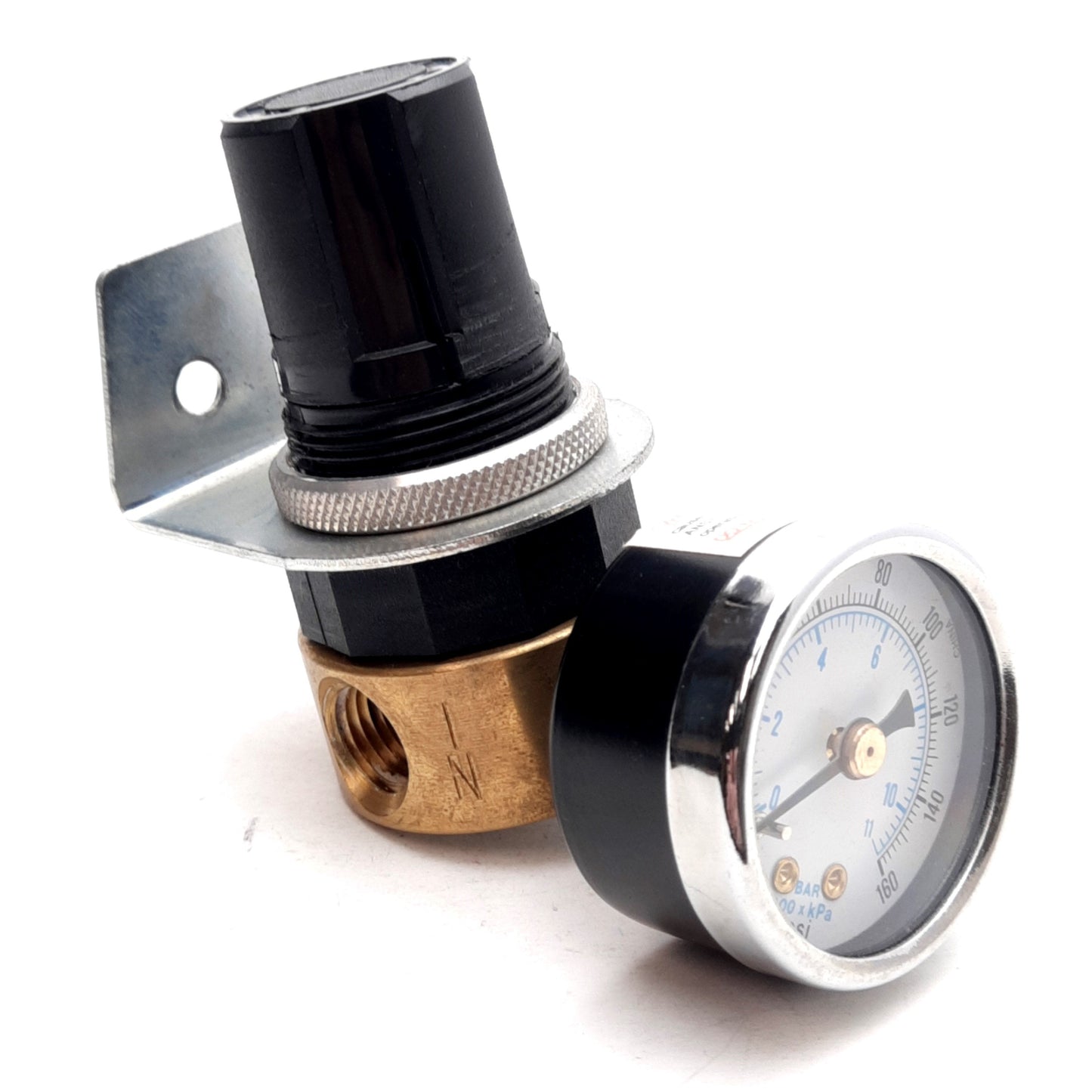 Used Parker Watts R364-02CGP Pneumatic Regulator, 300psig In, 0-125psi Set, 1/4in NPT