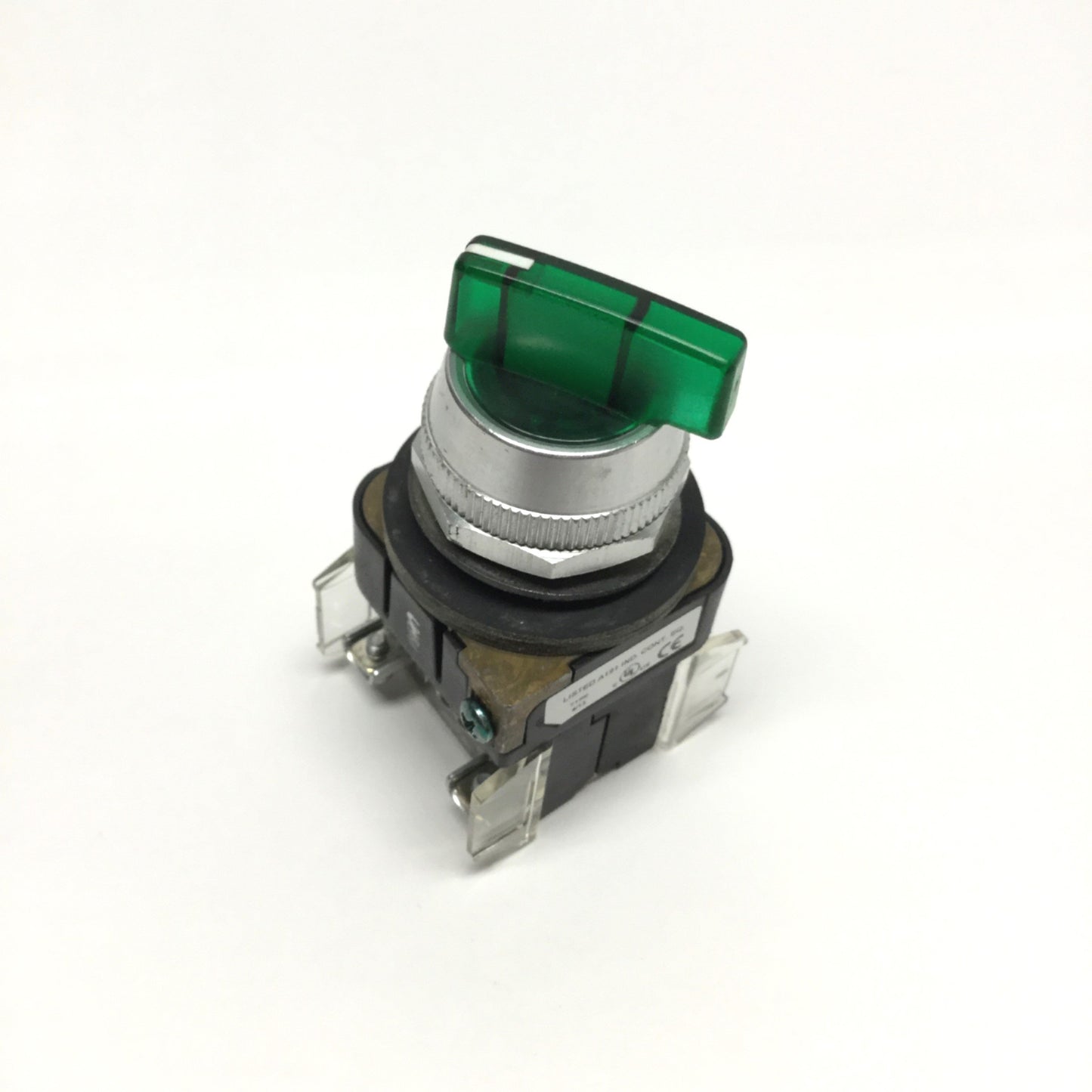 Used Allen Bradley 800T-10HGH17KB6AX LED Illuminated Selector Switch, 2-Pos, 1NO-1NC