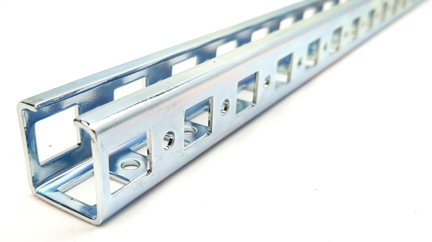 New – Open box Lot of 12 Rittal PS 4172.000 Punched Rail Support Rail 695mm L x 23mm H x 23mm D