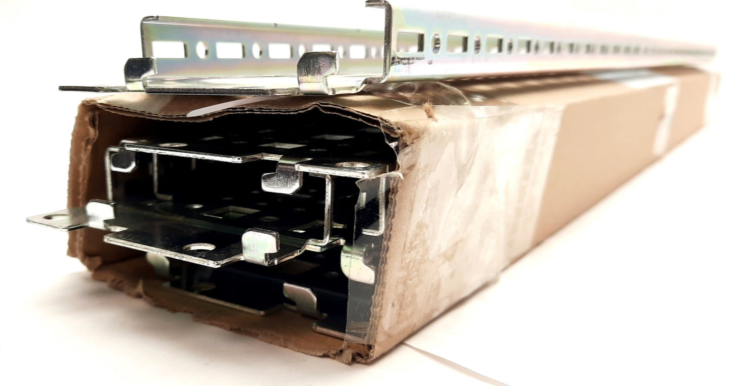 New Lot of 4 Rittal 8612.180 Punched Section W/Mounting Flange 740mm x 73mm x 17mm