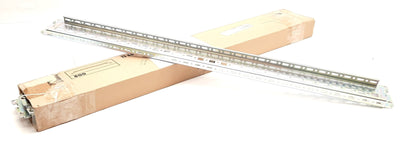 New Lot of 4 Rittal 8612.180 Punched Section W/Mounting Flange 740mm x 73mm x 17mm