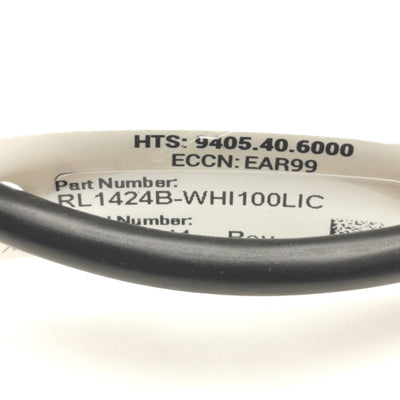 Used AI Advanced Illumination RL1424B-WHI100LIC Ring Light, 55mm, White, Flying Leads