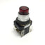 Used Allen Bradley 800T-QT10 Illuminated Pushbutton Switch 30mm, Red, 120V, 1NO-1NC