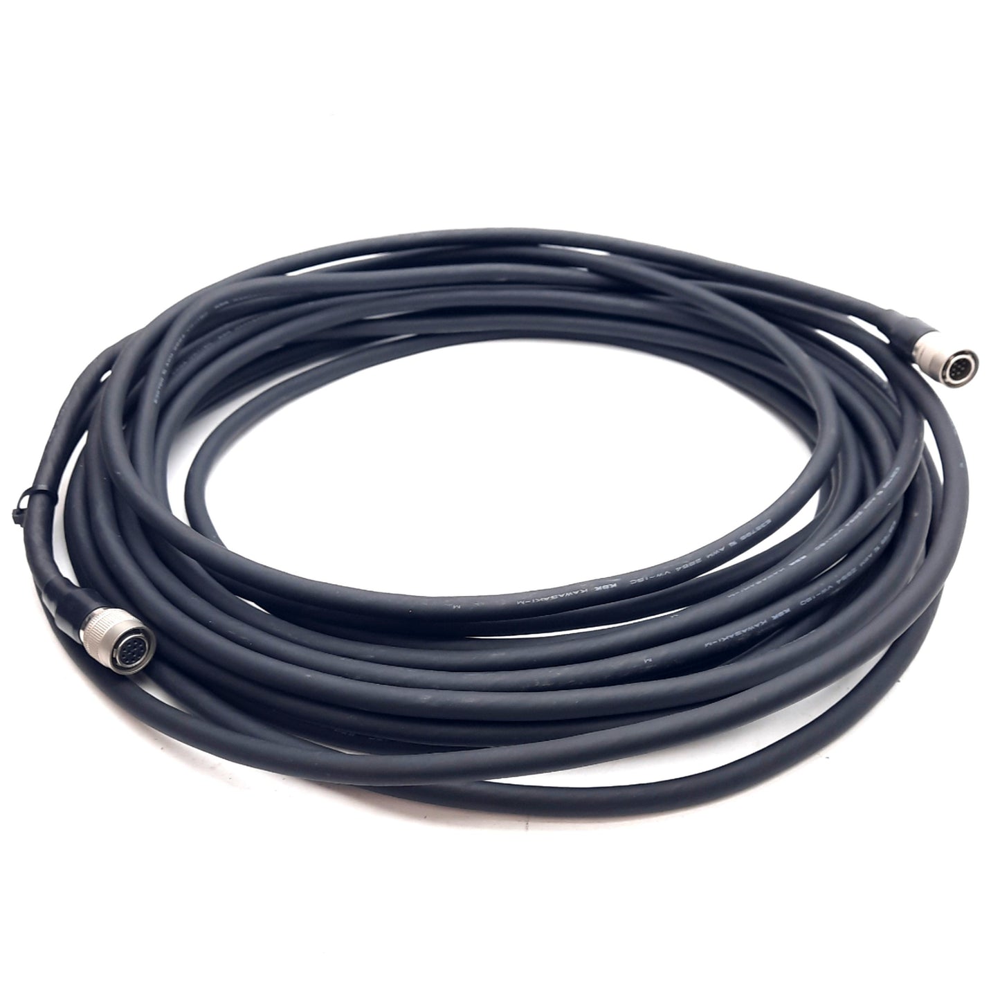 Used Camera Cable 12-Pin Hirose Male to 12-Pin Hirose Female, 10 Meters Long