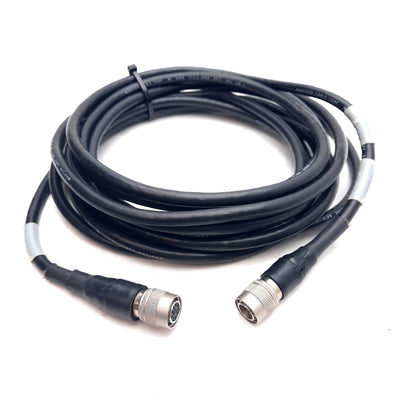 Used Camera Cable 12-Pin Hirose Male to 12-Pin Hirose Female, 5 Meters Long