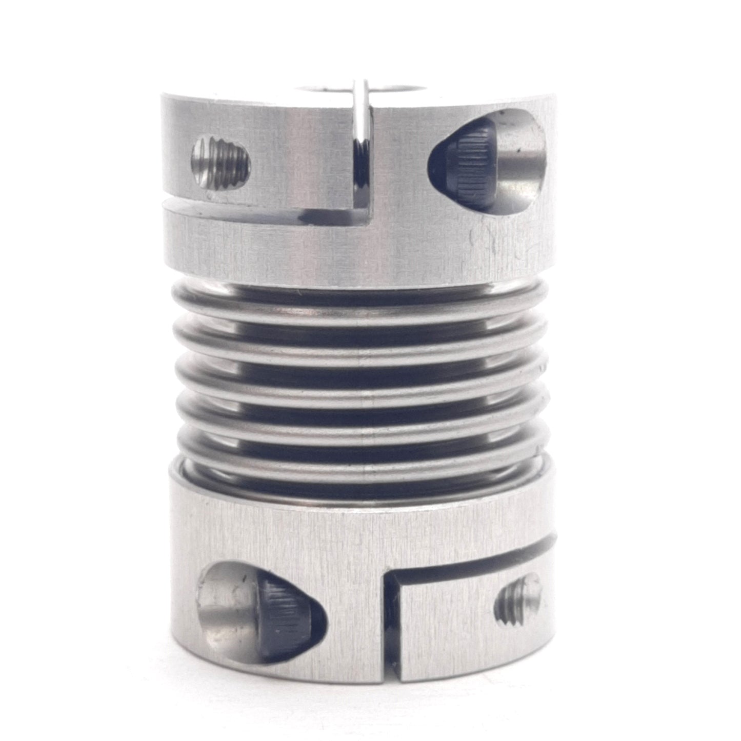 Used Lot of 2 Gerwah DKN 15-28-1/4-5/16 Metal Bellows Coupler, ø1/4in & ø5/16in Bores