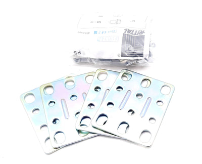 New Rittal PS4582500 Baying Brackets, Plate Brackets For TS/TS, TS/PS 3.5" x 2.7"