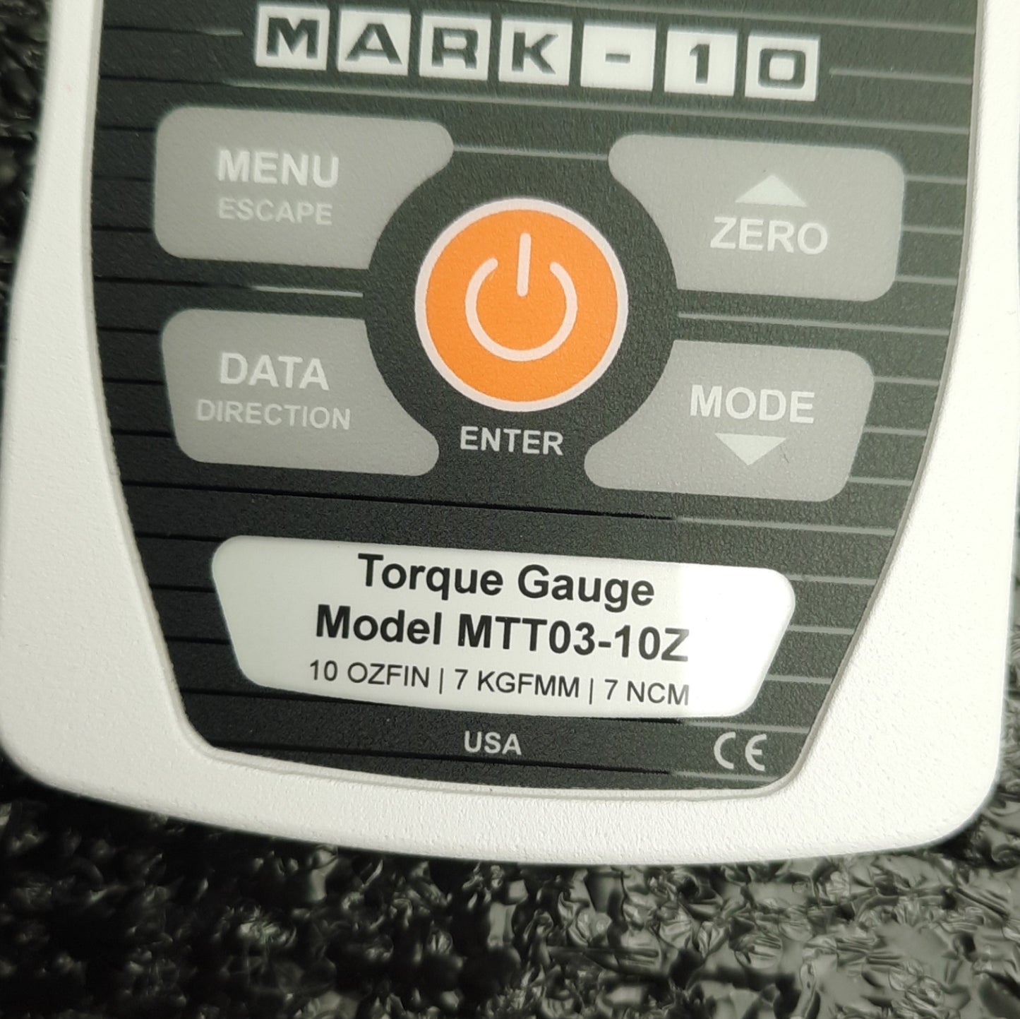 Used Mark-10 MTT03-10Z Torque Gauge 10 Oz-In, +/- 0.5%, 0.01 Oz-In Resolution