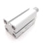 Used SMC MKB12-10LN Rotary Clamp Cylinder, ø12mm Bore, 10mm Stroke, 1.0MPa, M5x0.8