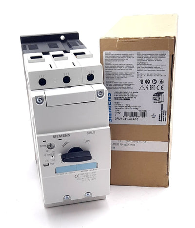 New Siemens 3RV1041-4LA10 Type 3RV1 Motor Protection Circuit Breaker 690VAC, 90A