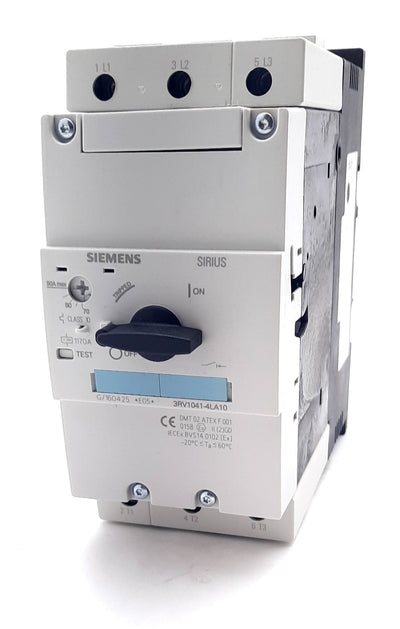 New Siemens 3RV1041-4LA10 Type 3RV1 Motor Protection Circuit Breaker 690VAC, 90A