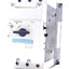 New Siemens 3RV1041-4MA10 Circuit Breaker 3 Pole, 690V 80-100A, 6KV Surge,3RV1901-1E