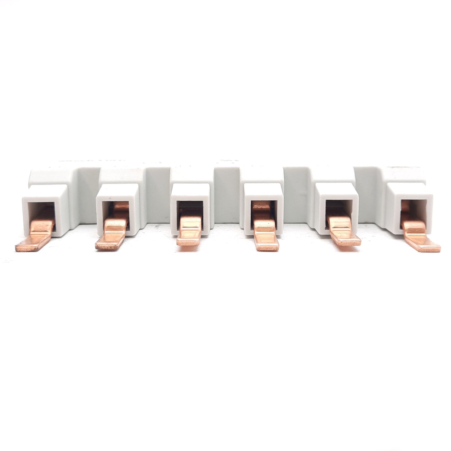 Used Lot of 3 Altech 2P16UL3/6 Bus Bar Block, 480VAC, 115A, 2-Poles, 6 Terminals
