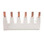 Used Lot of 3 Altech 2P16UL3/6 Bus Bar Block, 480VAC, 115A, 2-Poles, 6 Terminals