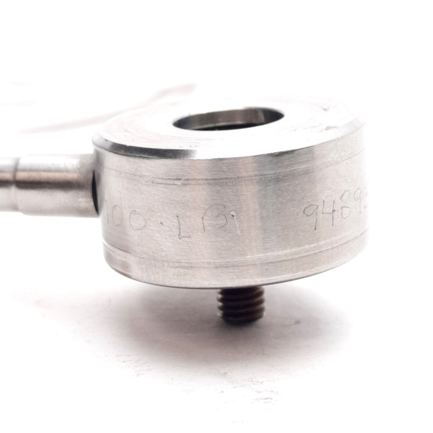 Used Honeywell AL311-BR Model 31 Precision Miniature Load Cell, 100lb Capacity, 10-32