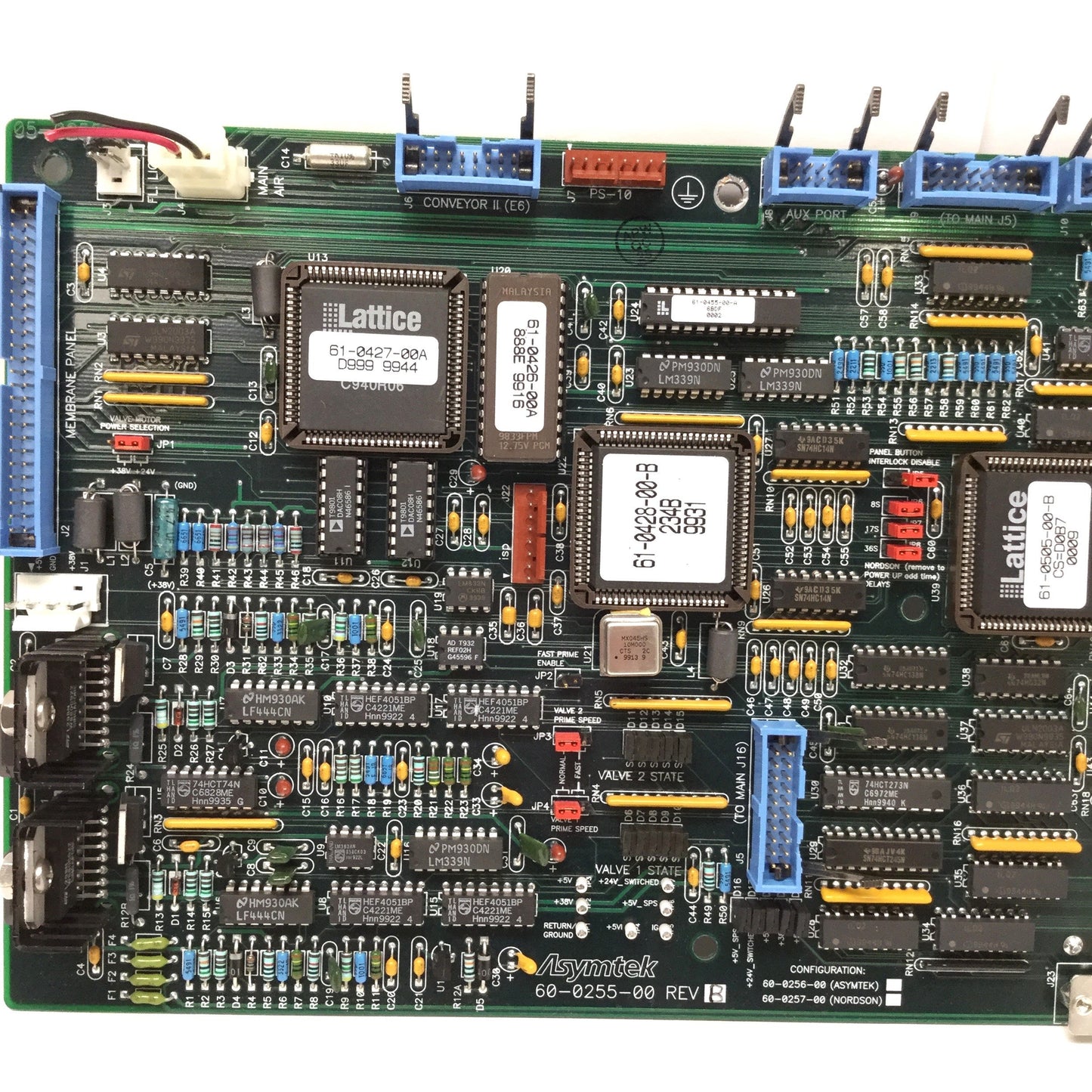 Used Asymtek 60-0255-00 Rev B Control Board from Century C-720 Dispenser